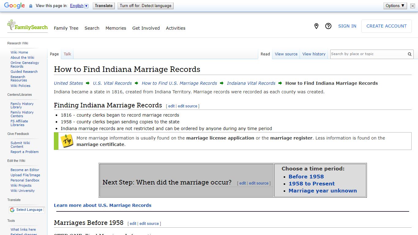 How to Find Indiana Marriage Records • FamilySearch